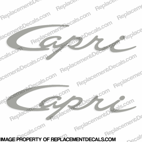 Bayliner Capri Boat Decals - Script (1 color) INCR10Aug2021