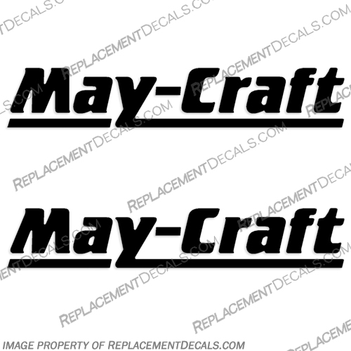 Maycraft Boat Decals - Any Color!  maycraft, may, craft, boat, decals, stickers, any, color, 1color, size, outboard, engine,