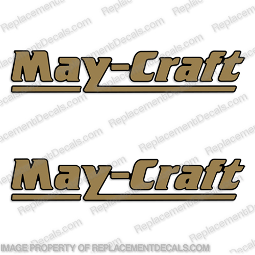 Maycraft Boat Decals (Set of 2)  boat, logo, lettering, label, decal, sticker, ki, set, maycraft, may, craft, may craft, may-craft, INCR10Aug2021