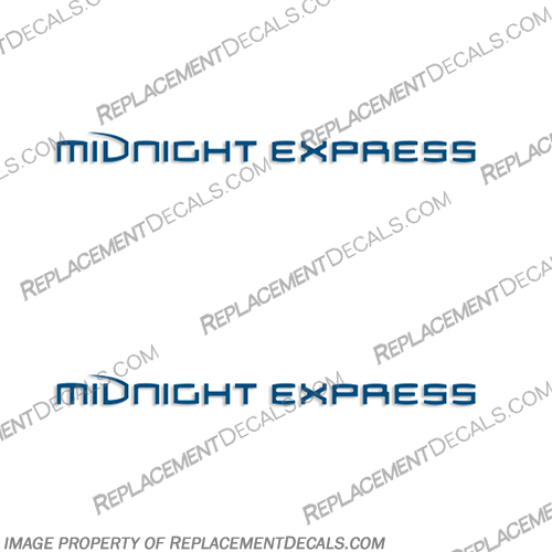Midnight Express Decals without M - Any Color Midnight, Express, Decal, Decals, without M, M, Set of 2, Any, Color, Any Color