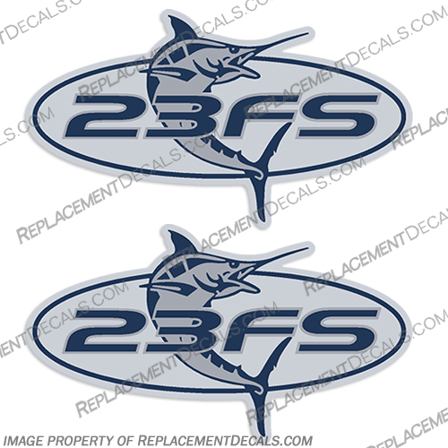 Regulator 23FS Boat Decal Kit - (Set of 2) Regulator, 23, 23FS, Boat, Decal, Kit, Decals, set, of, 2, two, hull
