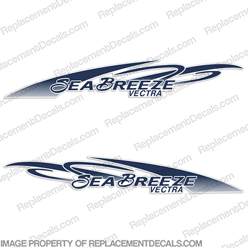 Sea Breeze Vectra Logo Decals (Set of 2) - 2006 Style INCR10Aug2021