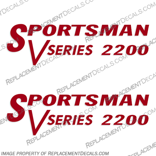 Sea Sport Sportsman V Series 2200 Boat Decals (Set of 2) seasport, sea-sport, sea, sport, sportsman, v, series, 2200, Boat, Decal, Decals, set, of, 2, two,