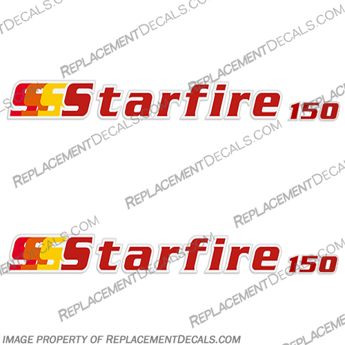 Skeeter Starfire 150 Decals (Set of 2) star fire, star, fire,150, Skeeter, Decal, Decals