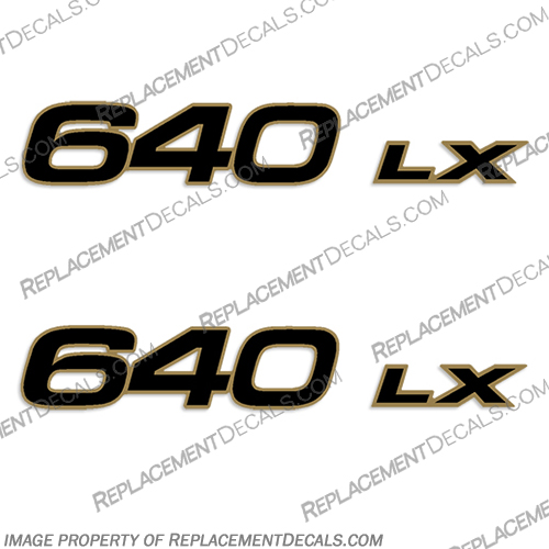 Tracker Nitro 640 LX Boat Decals Tracker, Boat, Nitro, Sport, Boat, Decal, Decals, Set of 2, Set, 2, 640, 640LX, LX, 