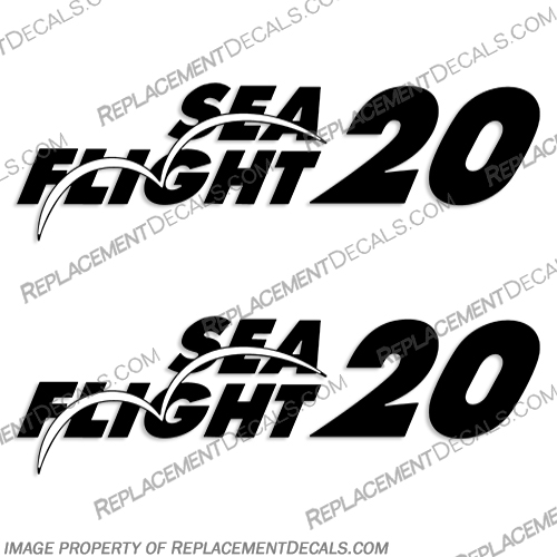 Triton Sea Flight 20 Boat Decals - Any Color! Triton, Sea, Flight, SeaFlight, Sea-Flight, 20, Twenty, Boat, Decal, Decals, Any, Color, Colors, Color!, Colors!