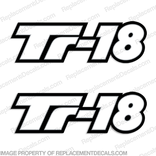 Triton TR-18 Boat Logo Decals (Set of 2)   TR, 18, earl, bentz, tr18, tr 18, tr-18, INCR10Aug2021