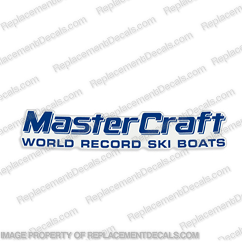 MasterCraft World Record Ski Boat Decals - 2 Color!  boat, decals, world, record, ski, boats, mastercraft, outboard, stickers