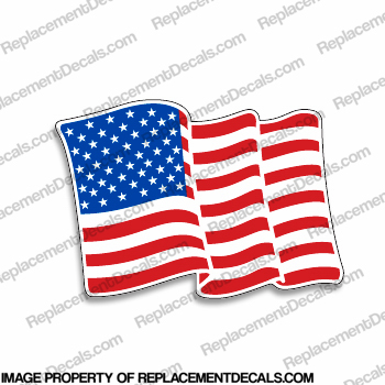 American Flag Decal - Correct Craft INCR10Aug2021