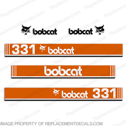 Bobcat 331 Mini Excavator Decals - E-BOB-MINI-331