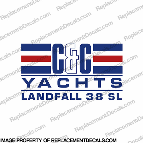 C&C Yachts Landfall 38 SL Logo Decal INCR10Aug2021