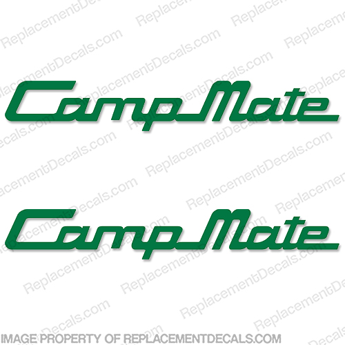 Campmate RV Logo Decals - (Set of 2) Any Color! camp, mate, camp mate, INCR10Aug2021
