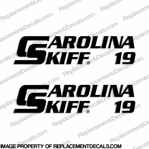 Carolina Skiff 19 Boat Decals - (Set of 2) Any Color! INCR10Aug2021