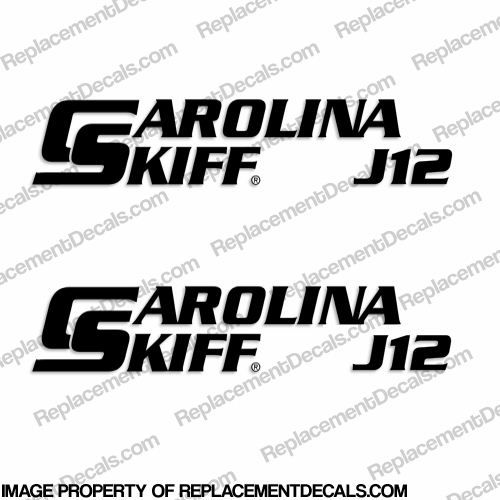 Carolina Skiff Boat Decal J12 - (Set of 2) INCR10Aug2021