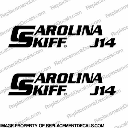 Carolina Skiff Boat Decal J14 - (Set of 2) INCR10Aug2021