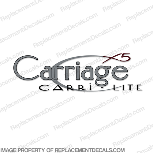 Carriage Carri-Lite X5 RV Decals INCR10Aug2021