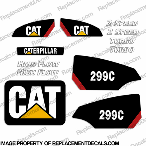 Caterpillar 299C Decal Kit INCR10Aug2021