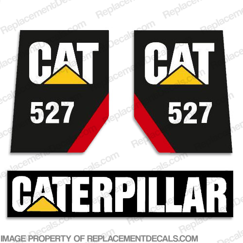 Caterpillar Track Skidder 527 Decal Kit 