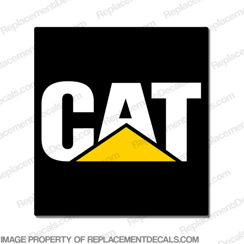 Caterpillar Logo Decal 11x14 