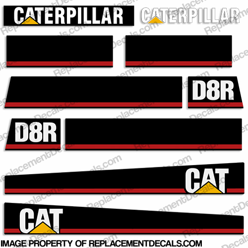 Caterpillar Loader D8R Decal Kit INCR10Aug2021