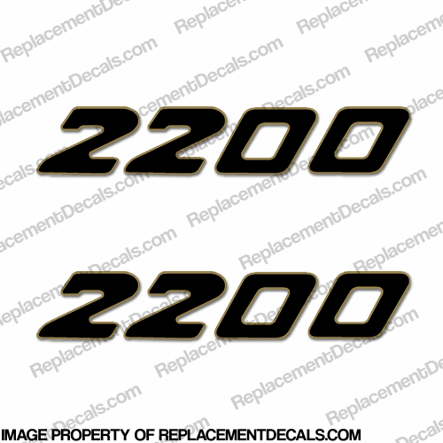 Century Boats 2200 Logo Decals (Set of 2) INCR10Aug2021