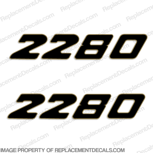 Century Boats 2280 Logo Decals (Set of 2) INCR10Aug2021