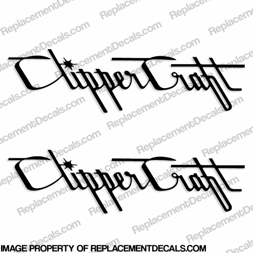Clipper Craft Boat Decals - (Set of 2) Any Color! INCR10Aug2021