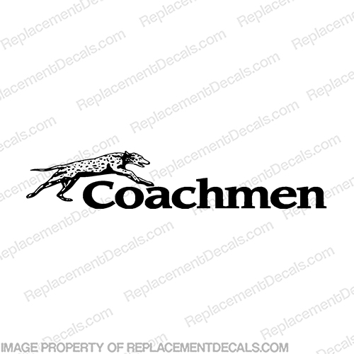 Coachmen RV Motorhome Decal - Style 2 - Black INCR10Aug2021