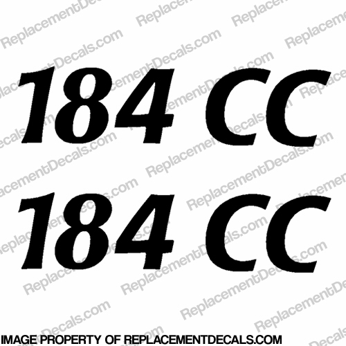 Cobia Boats "184CC" Decals (Set of 2) - Any Color!  INCR10Aug2021