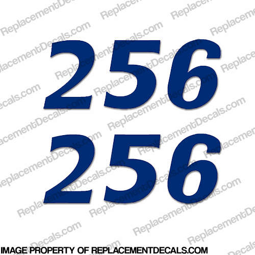Cobia Boats "256" Decals (Set of 2) - Any Color! INCR10Aug2021