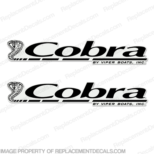 Cobra by Viper Boats Logo Decal (Set of 2) - Any Color! INCR10Aug2021