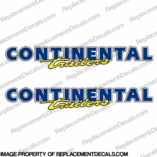Continental Trailer Decals (Set of 2) - New Style INCR10Aug2021