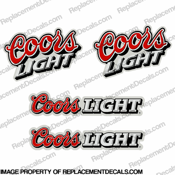 Coors Light Vinyl Decal