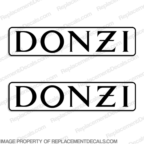 Donzi Boat Logo Decal - Any Color! INCR10Aug2021