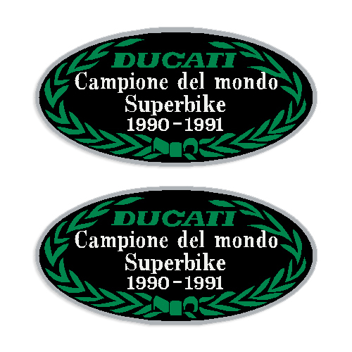 Ducati Campione Del Mondo Decal - Set of 2 Ducati, Team, Fast, By, Ferracci, Campione, Del, Mondo,  Decal, INCR10Aug2021