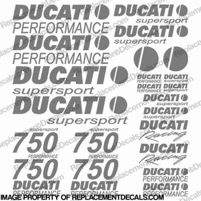 Ducati 750 Supersport Decal Kit - Any Color! INCR10Aug2021