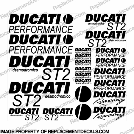 Ducati ST2 desmodromico Decal Kit - Any Color! INCR10Aug2021