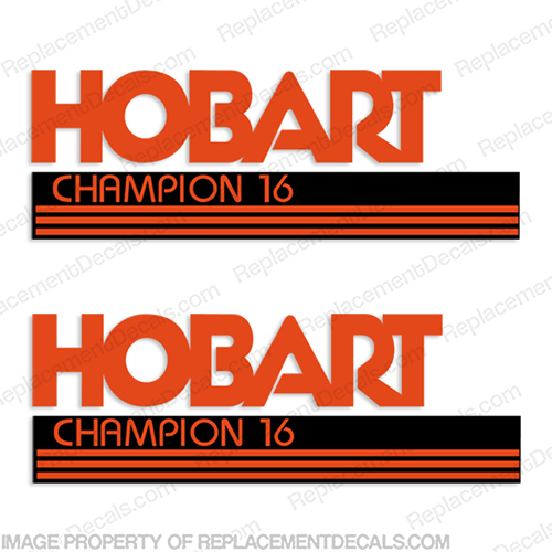 Hobart Welder Champion 16 Decal Kit (Set of 2) INCR10Aug2021