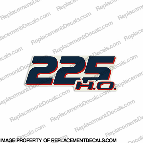 Evinrude Single "225 H.O." E-Tec Decal INCR10Aug2021