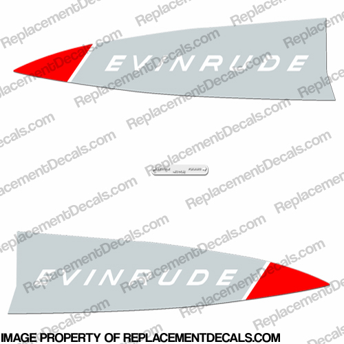 Evinrude 1965 22hp Decal Kit 