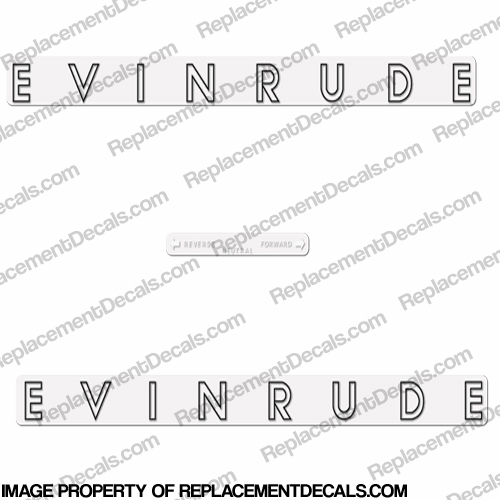 Evinrude 1962 28hp Decal Kit INCR10Aug2021