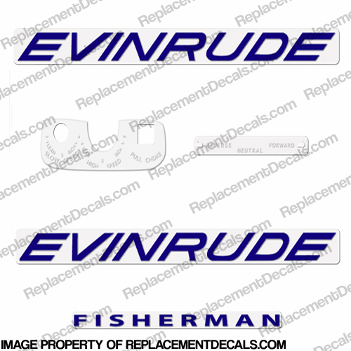 Evinrude 1961 5.5hp Decal Kit 