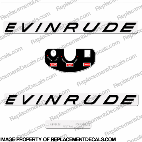 Evinrude 1963 5.5hp Decal Kit 