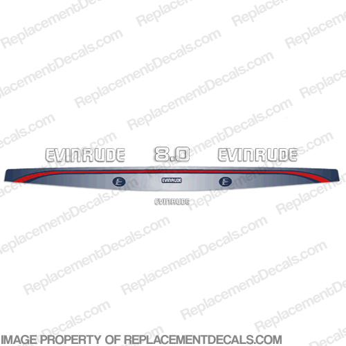 Evinrude 8hp Decal Kit 1995 - 1997 INCR10Aug2021