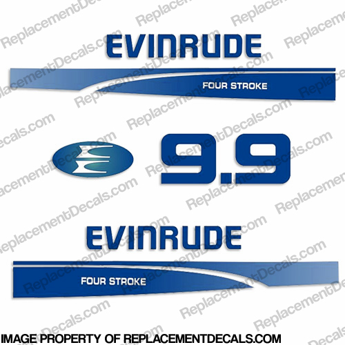 Evinrude 9.9hp Decal Kit - 1998 evinrude 9.9, 98