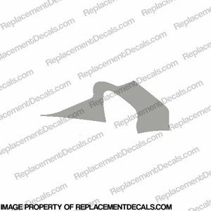 F4 Left Mid to Upper Fairing Decal (Silver) INCR10Aug2021