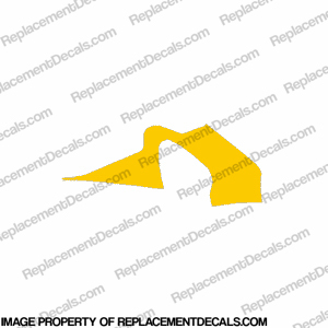 F4 Left Mid to Upper Fairing Decal (Yellow) INCR10Aug2021