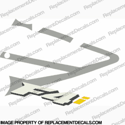 F4i Right Mid Fairing Decal (Silver/Yellow "i") INCR10Aug2021