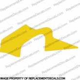 F4i Right Mid to Upper Fairing Decal (Yellow) INCR10Aug2021