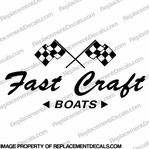 Fast Craft Boat Decal - Any Color! INCR10Aug2021
